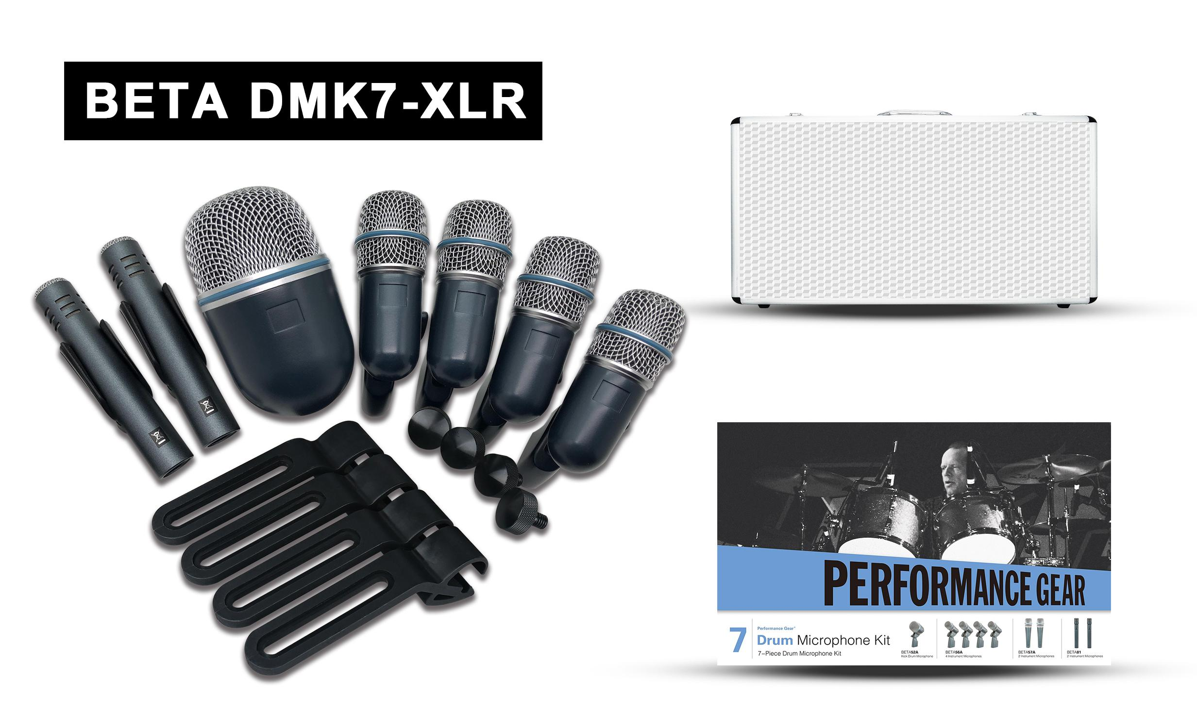 Buy cheap BETA DMK7 Condenser microphone drum kit microphone sets Dynamic Mic from wholesalers