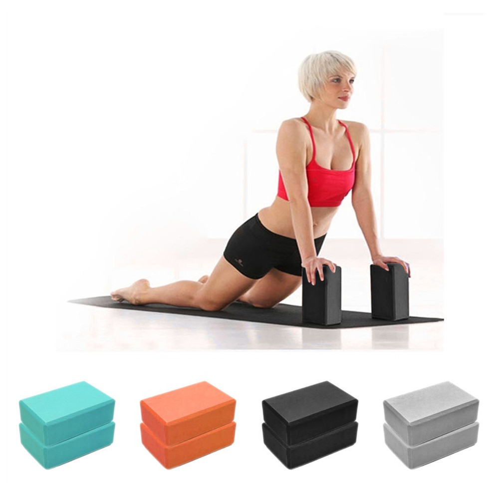 China Body Shaping Yoga Exercise Blocks , EVA Yoga Blocks Training Exercise Fitness Set Tool wholesale