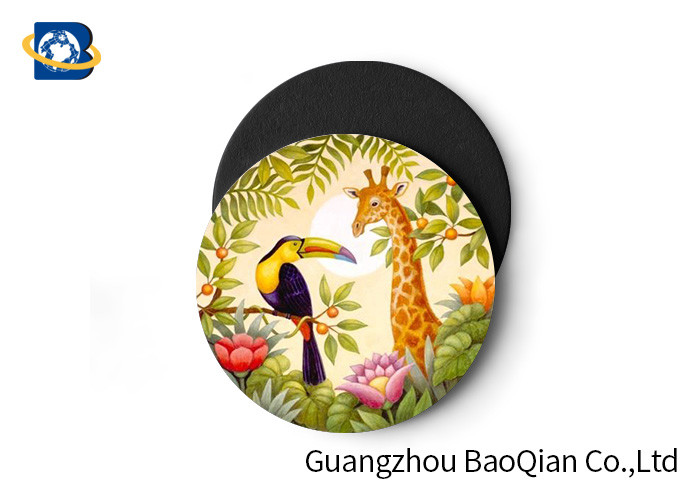 China Wild Animal Art Image Lenticular Coasters 3D Decoative Cup Placemat 0.6MM PET wholesale