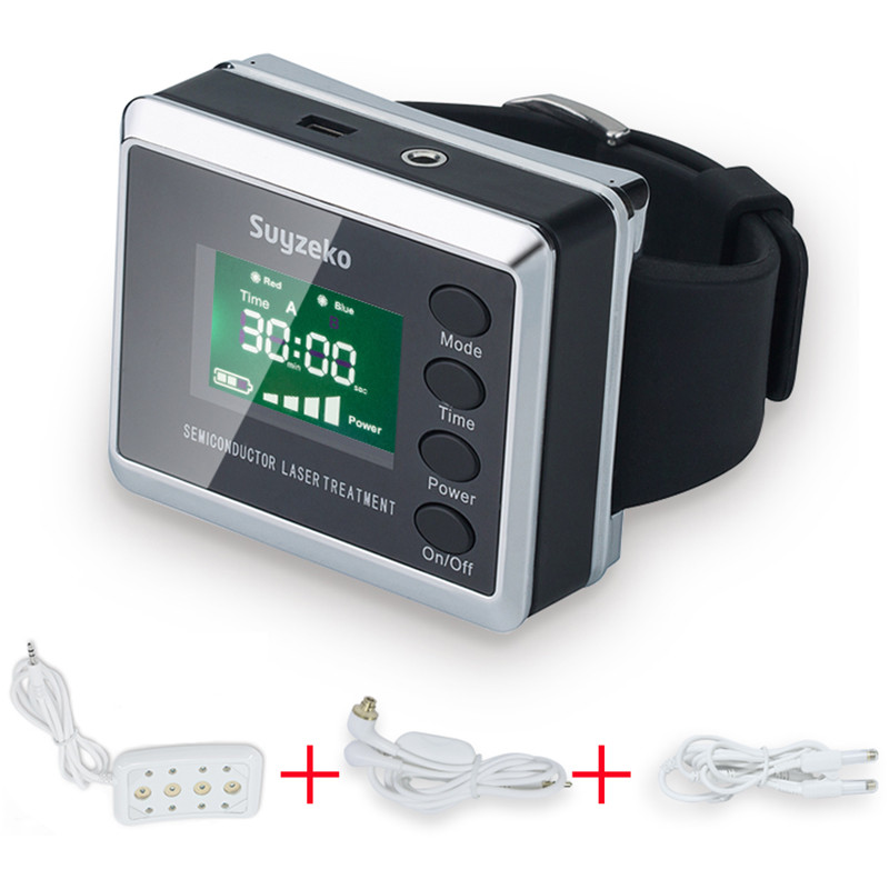 China Diabetes Treatment Physical Therapy Equipment Cold Laser Therapy Wrist Watch wholesale