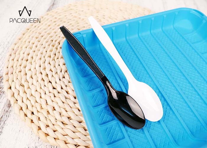 China Food Grade Plastic Disposable Tableware White / Black Cutlery Customized Plate wholesale