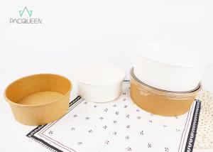 China Noddle Soup Takeaway Food Containers Round Bottom With Transparent Lids wholesale