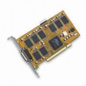 China PCI Real-time 8CH DVR Card that Supports Still-image Capture for JPG Format, PAL/NTSC System wholesale