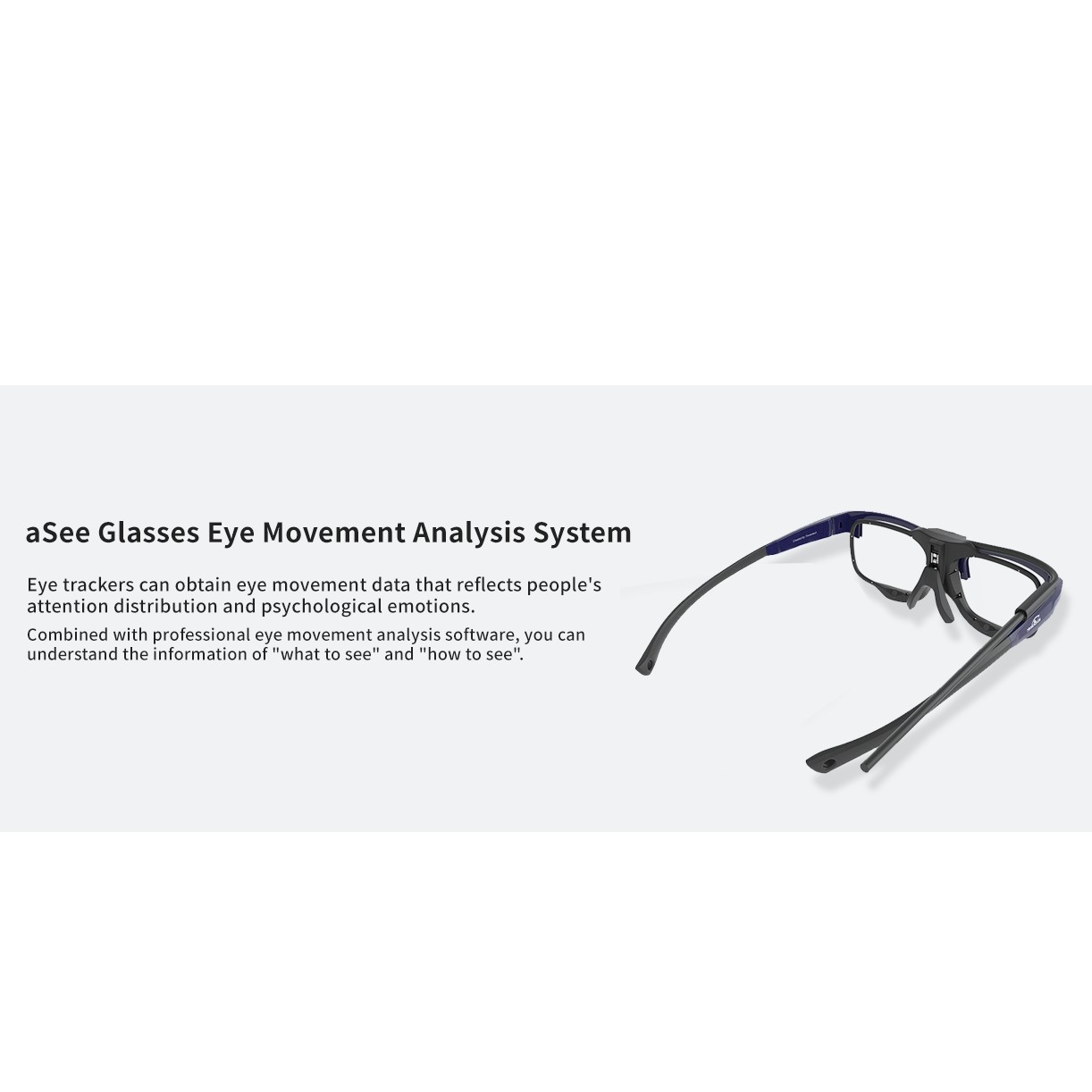 China 7invensun Eye Movement Tracking Glasses Detachable Myopia Lens HTT approval wholesale