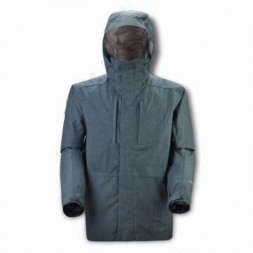 China Mens' Ski Jacket, Available in Various Sizes, with 210T Polyester Taffeta Lining wholesale