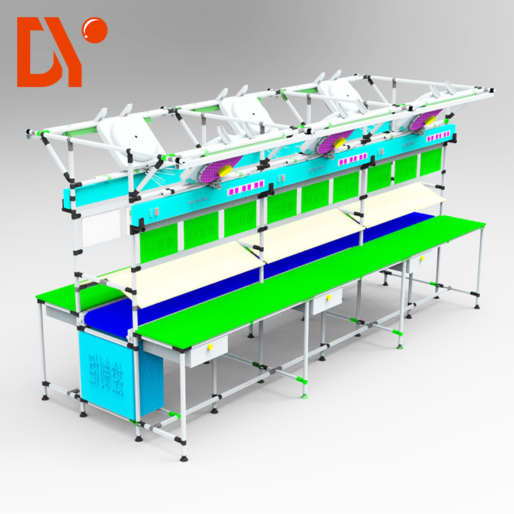 China DY194 Double Face Conveyor Belt System Assembly Line For Workshop wholesale