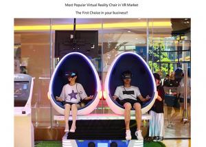China Virtual Reality 2 Seats 9D Cinema Simulator Game With 360 Degree Rotation wholesale