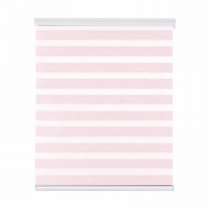 China 80cm Zebra Curtain Blinds Polyresin Light Filtering Pink 180g M2 wholesale