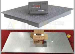 China Compact Steel Platform Floor Scale with LED Display Weighing Indicator wholesale