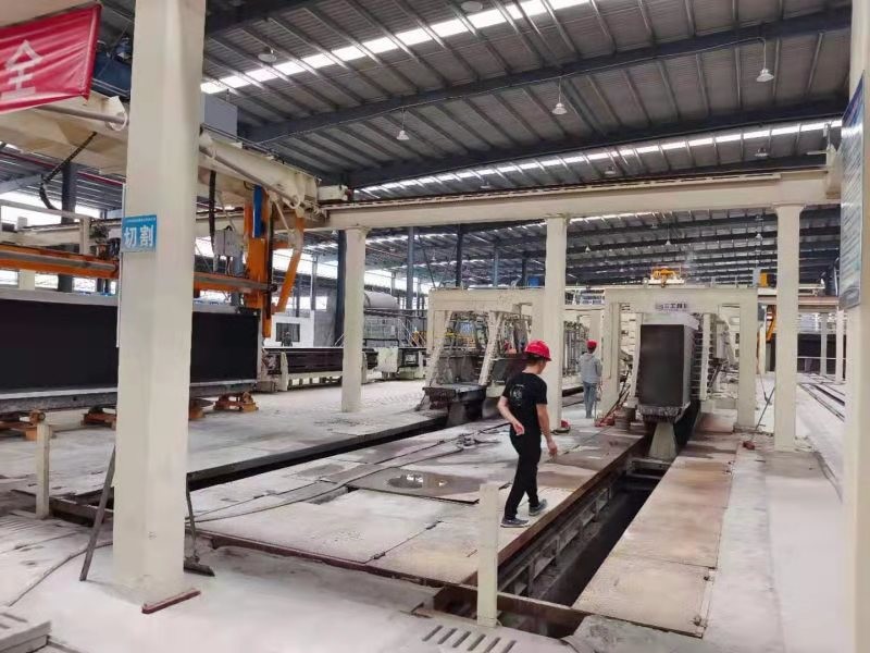 China High Efficient Autoclaved Aerated Concrete Production Line - W600mm Ferry Cart AAC Machine Overturn Table wholesale