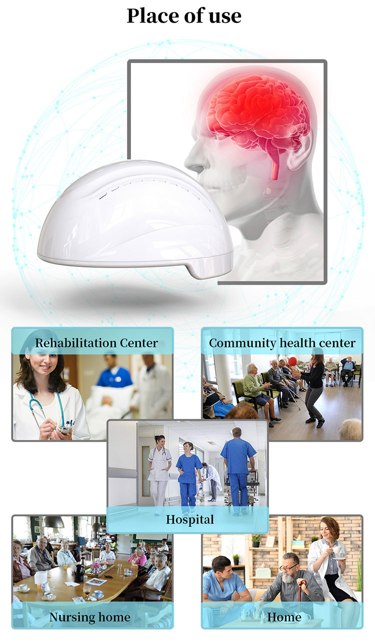 China 256pcs LED 810 Nm Brain Photobiomodulation Machine For Cerebral Dementia Therapy wholesale