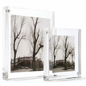 China Clear Perspex 4x6'' Acrylic Magnetic Picture Frame Home Dept wholesale