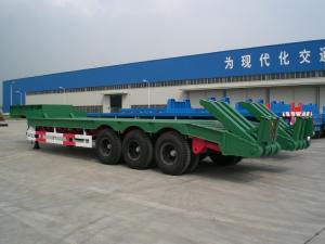 China 12.5m 3 axles 70T Low Bed Semi-Trailer 9703TD wholesale