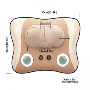 China Infrared Whole Body Shiatsu Neck And Back Massager Pillow Speed Adjust Freely wholesale