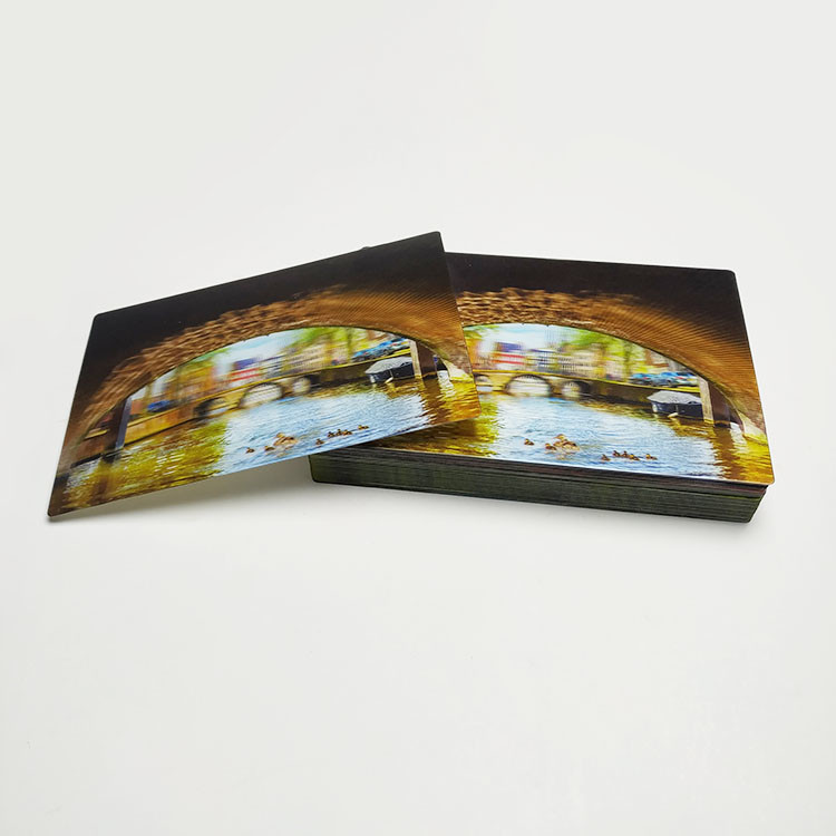 China customized round shape lenticular 3d sticker animation flip 3d dome clear sticker cards wholesale