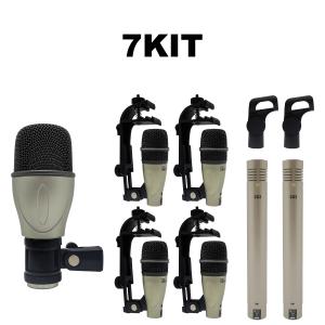 China 7KIT drum microphone sets wired performance micro Condenser microphone wholesale