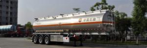 China Aluminum Fuel Tank Semi-Trailer with 3 axles wholesale