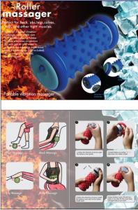 China Waterproof Roller Vibration Colling / Heating Massage, Vibrating Massage Stick wholesale
