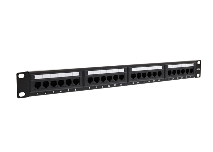 China CAT5E Feed Through Network Patch Panel With RJ45 Sockets Fully QA Tested wholesale