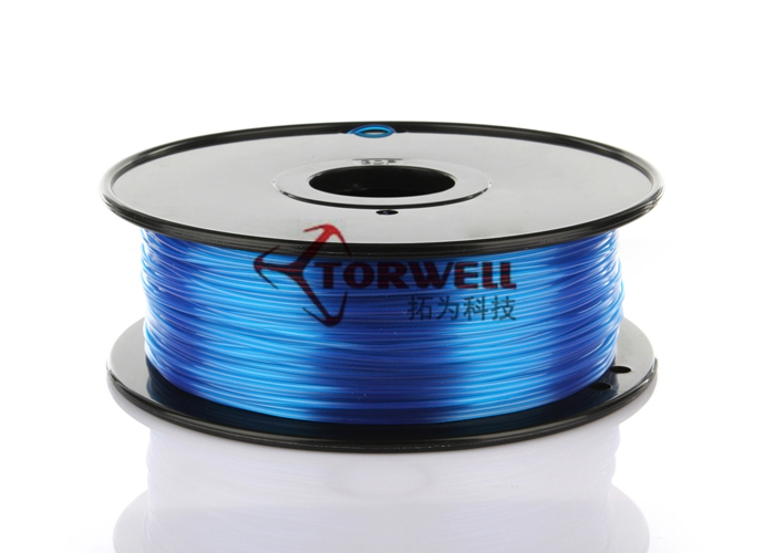 China Torwell PETG filament for 3D Printer 1.75mm 1kg spool Blue wholesale