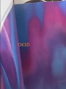 China OK3D supplier soft tpu material flip lenticular printing 3d lenticular fabrics/textiles/clothing wholesale