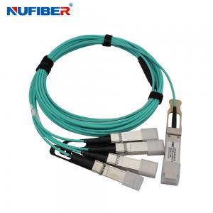 China Huawei ZTE Compatible SFP+ Optical Cable AOC 1m 5m 850nm 100GbpS To 4x25G wholesale