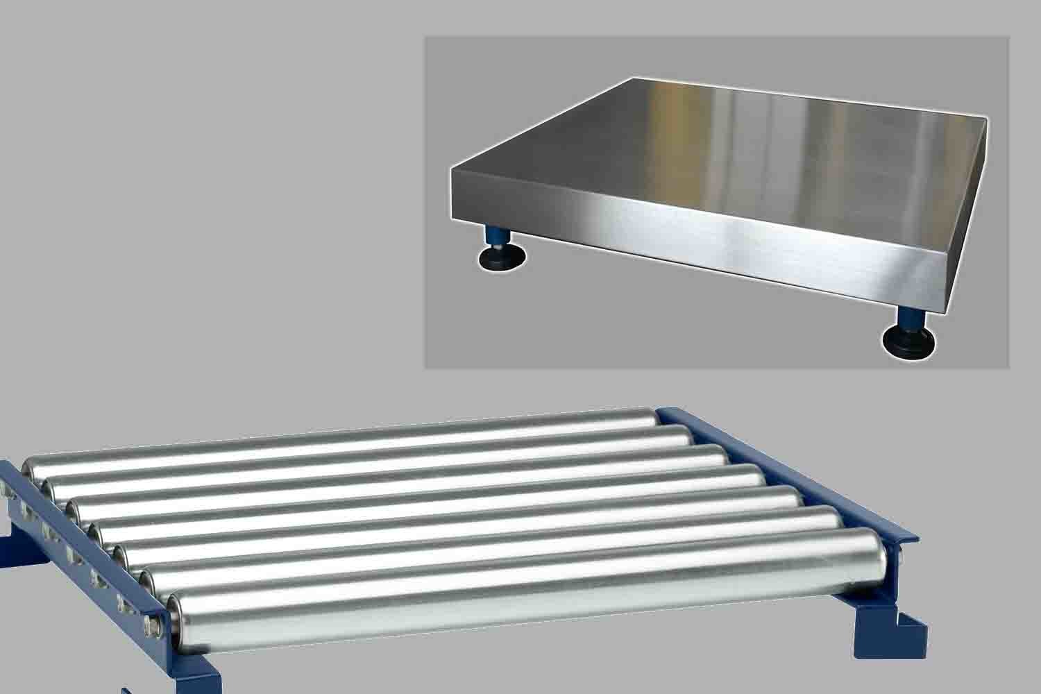 China Scale Roller Top Easily Sliding Heavy Package,Stainless Steel Roller Table for Special Weighing wholesale