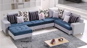 China Blue Fabric Sofa Set L.A038 wholesale