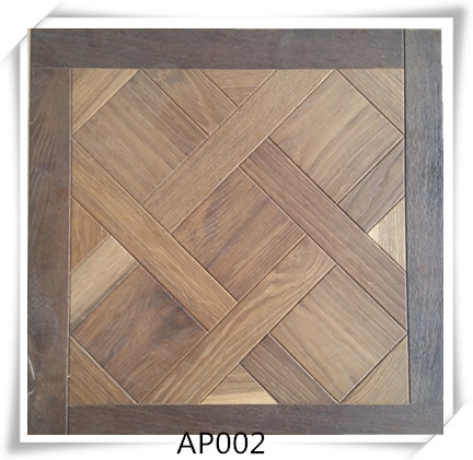 China Oak parquet flooring , UV lacquer,Brushed, smoked, 15/4*600*600mm wholesale
