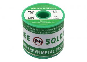 China Green Lead Free Soldering Wire Material 0.3mm - 3.0mm Diameter Rosin Core wholesale