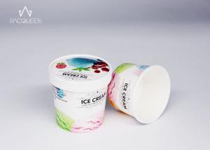 China Single Wall Disposable Ice Cream Cups Leak Proof Food Safe Grade wholesale