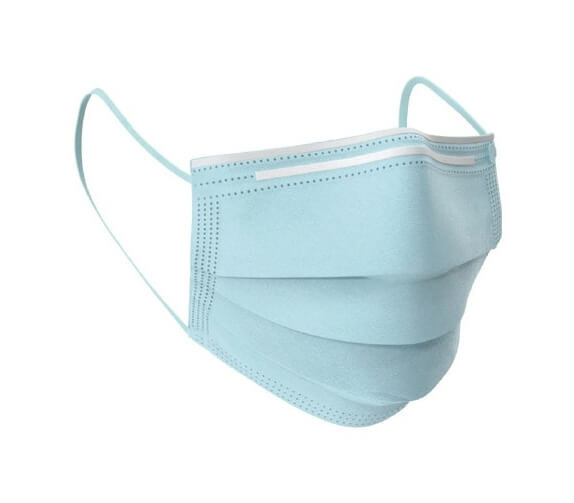 China 3 Layer Disposable Blue Earloop Face Mask , FDA Disposable Breathing Mask wholesale