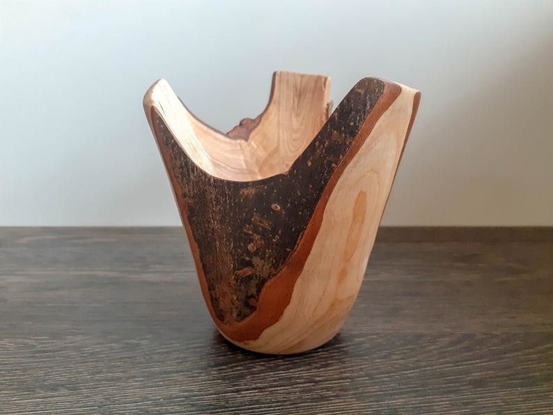 China ISO9001 Beech Wooden Ring Bowl Jewellery Trinket Ring Dish wholesale