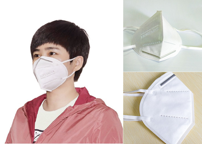 China 5 Layer Kn95 Disposable Folding Face Mask NIOSH Certified With Ear Loops wholesale