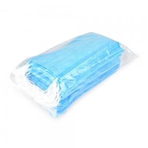 China Personal Care Non Woven Face Mask , Anti Dust Disposable Blue Mask 17.5*9.5cm wholesale