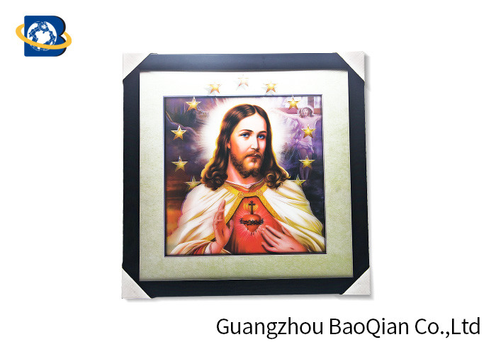 China 30 X40 CM And 0.6 MM 5D Pictures For Jesus / Custom Lenticular Printing wholesale