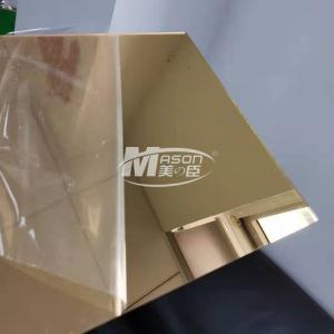 China High Glossy Flexible Plastic Gold Silver Mirror Acrylic Sheet 2mm 2.5mm wholesale