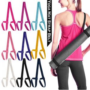 China Adjustable Yoga Mat Belt Strap , Stretch Fitness Elastic Yoga Mat Strap wholesale