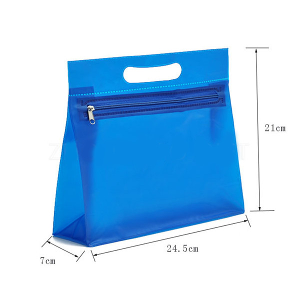 China PVC Swimsuit Plastic bag /Bikini beach bag with zipper.Size 24.5cm*21cm.*7CM 0.25MM EVA material . wholesale