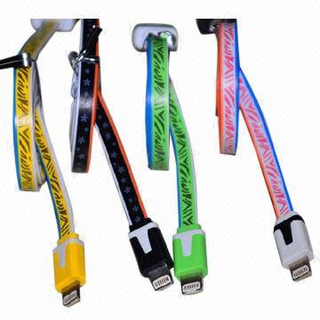 China USB Data Cable for iPhone 5, Charge and Connect to Computers  wholesale