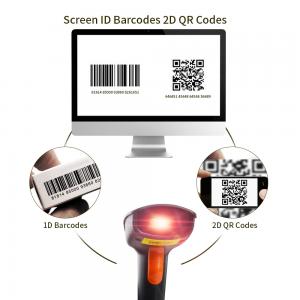China IEC60825 USB Handheld Barcode Scanner With Windows 10 System wholesale