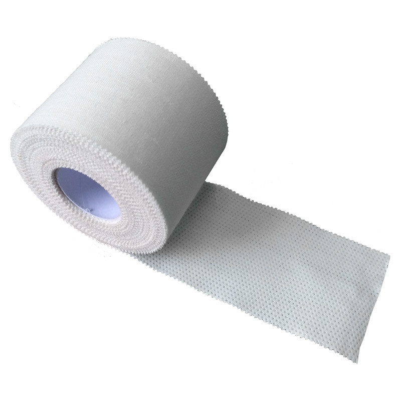 China Porous Sports Strapping Tape 100% Cotton Fabric Control Swelling And Stop Bleeding wholesale