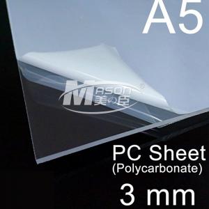 China High Transparency 3mm Clear Polycarbonate Sheet UV Resistant wholesale