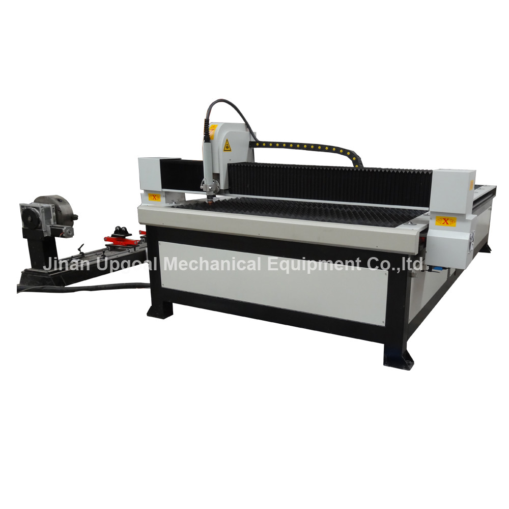 China Steel Tube Steel Plate CNC Plasma Cutting Machine with Rotary Axis 125A wholesale