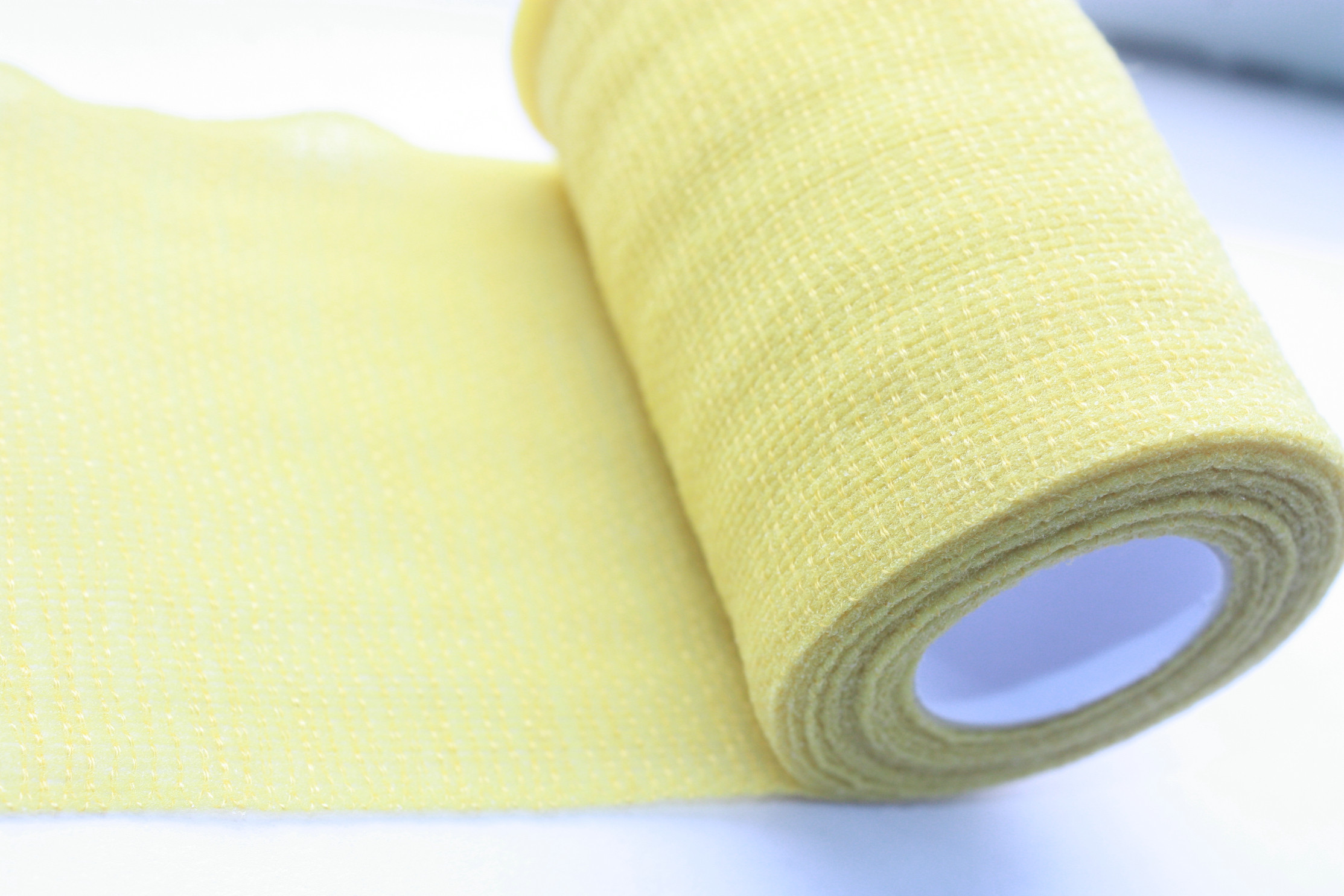China Flexible Breathable Custom Yellow Light Self - adherent Elastic PBT Bandage wholesale