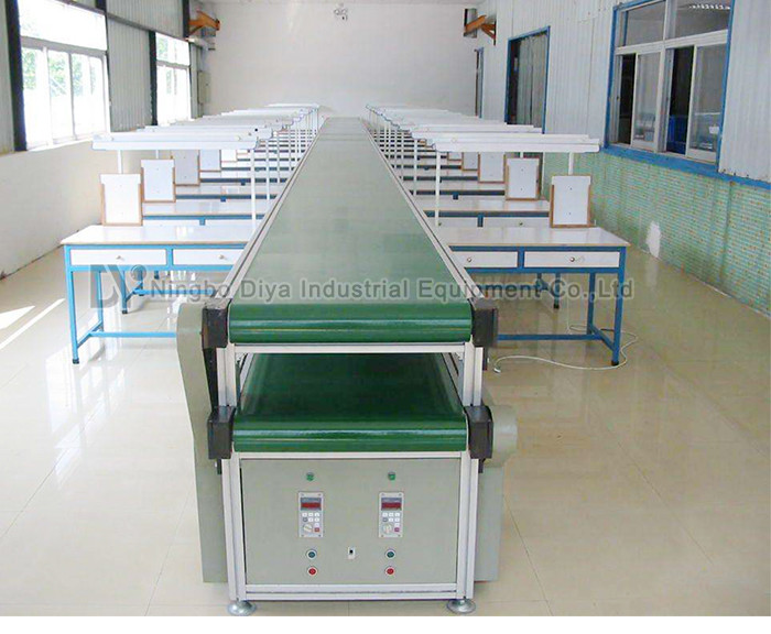 China Simple Operation Assembly Line Conveyor , Conveyor Belt Assembly System With Double Layer wholesale