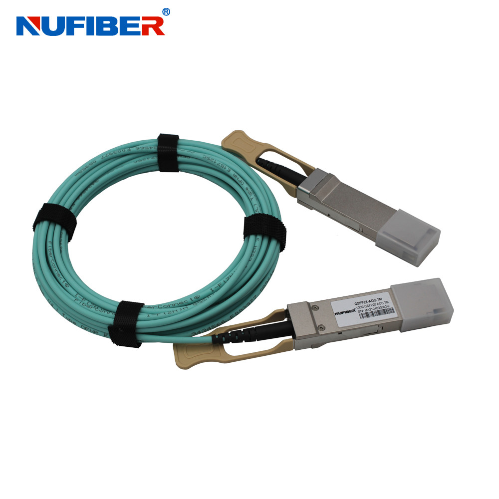 China QSFP+ To QSFP+ Aoc Active Optical Cable Low Power Consumption For Cisco Huawei wholesale