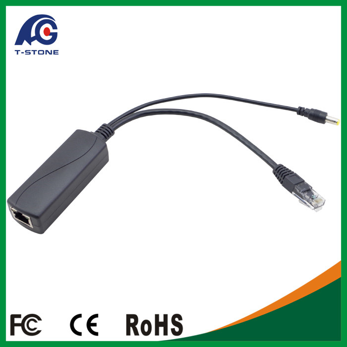 China Hot selling 10/100M 802.3af poe splitter 5v 9v 12v poe splitter wholesale