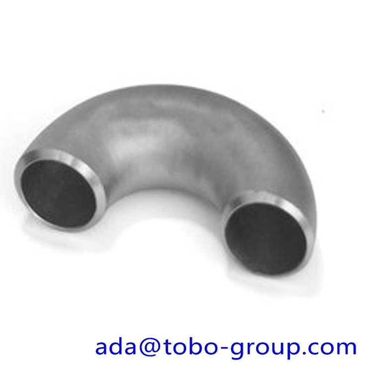 China 3LPE Coating Stainless Steel Elbow , Beveled Ends 180 Degree Pipe Elbow wholesale
