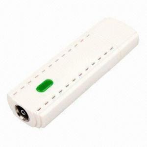 China High Definition USB TV Tuner Dongle/Receiver, Bandwidth of 1.7, 5, 6, 7 or 8MHz wholesale